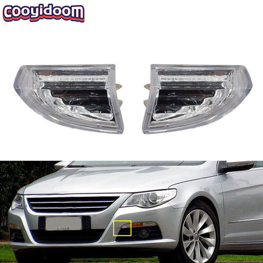 Pair Front Turn Signal Light Shell Without Bulbs for VW for Passat CC 2009-2012