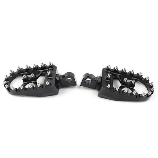 for Harley Dyna Sportster 883 Bobber Black Wide Fat Foot Pegs MX Style Footpegs