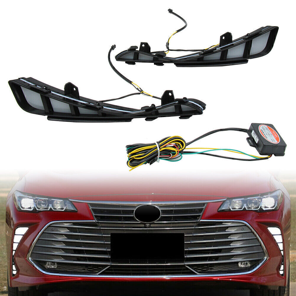 2pcs LED Daytime Running Lights DRL for Toyota for Avalon 2019 2020 ABS