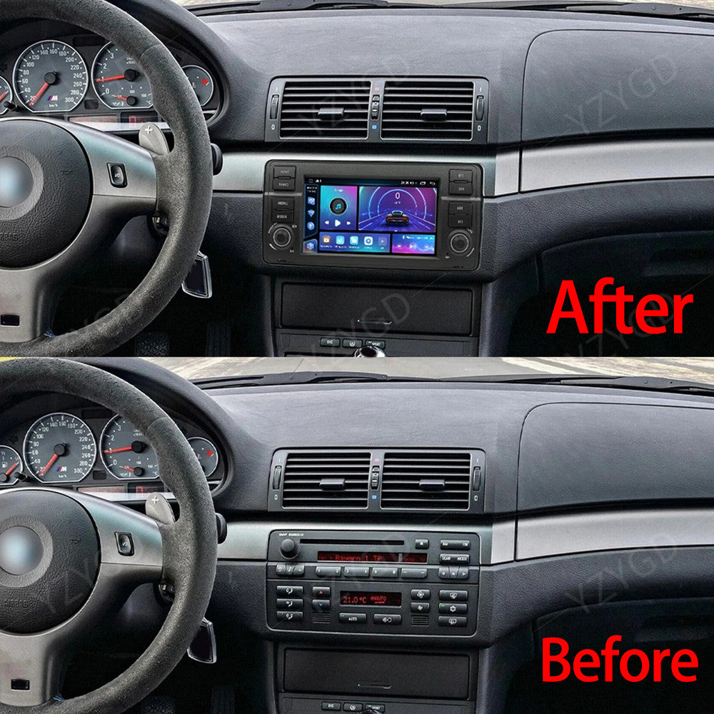 Android Auto CarPlay for BMW for Rover 75 1999-2005 Car Stereo Radio WiFi GPS Screen