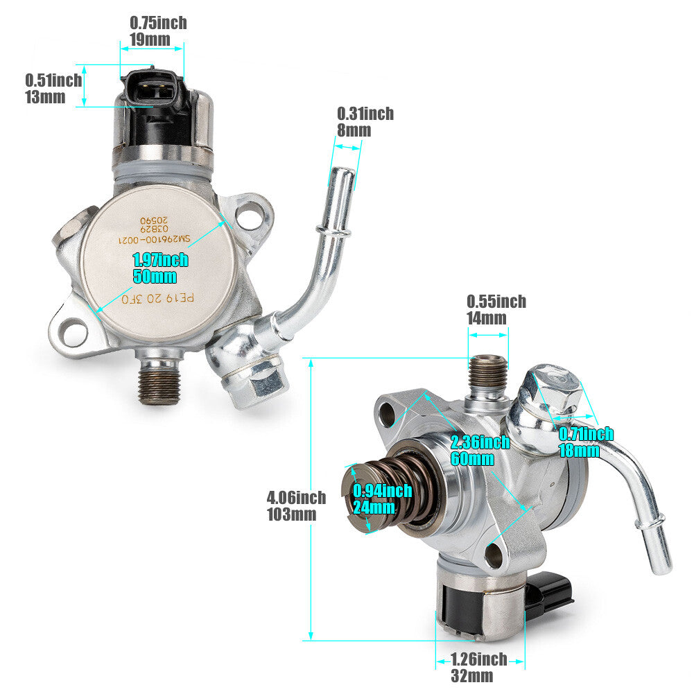 One new PE19-20-3F0 high-pressure fuel pump suitable for 2014-2018 for Mazda 3 CX-5 6 2.5L fuel tanks.