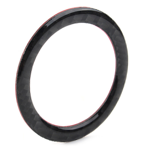 Start Button Ignition Switch Ring Trim for Subaru Forester 2013-18 Carbon Fiber