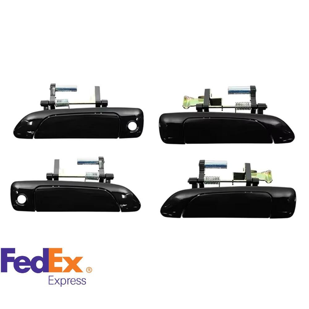 4x Car Front Rear Outside Door Handles Black 72180S5A013 for Honda for Civic Sedan