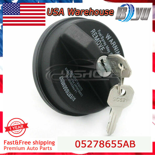 New Locking Gas Fuel Cap Fits for Chrysler for Jeep for Dodge for Ram 5278655AB 2001-2021