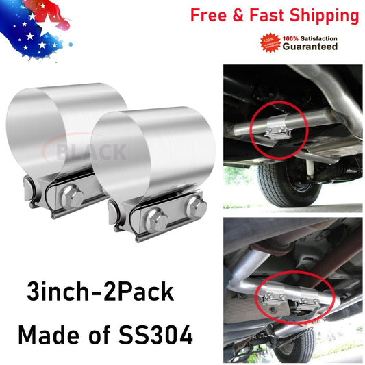 3-inch with clip, 2-piece 3-inch exhaust clip, 3-inch Butt combined exhaust clip for ducts