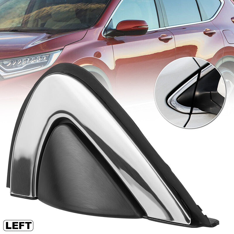Left Driver Side Mirror Corner Triangle Cover Pillar Trim fit for Honda CRV 17-20
