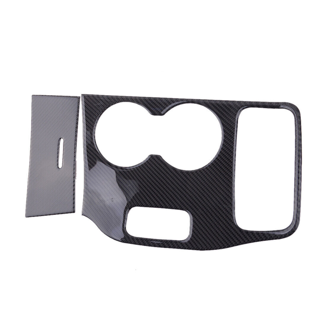 Carbon Fiber Gear Shift Box Panel Cover Trim for Jeep Grand Cherokee 2014-2015