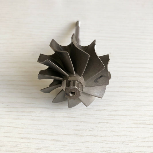 TD04HL 45.65/52 mm 11 blades 97 mm shaft length turbine wheel/turbine shaft and wheel