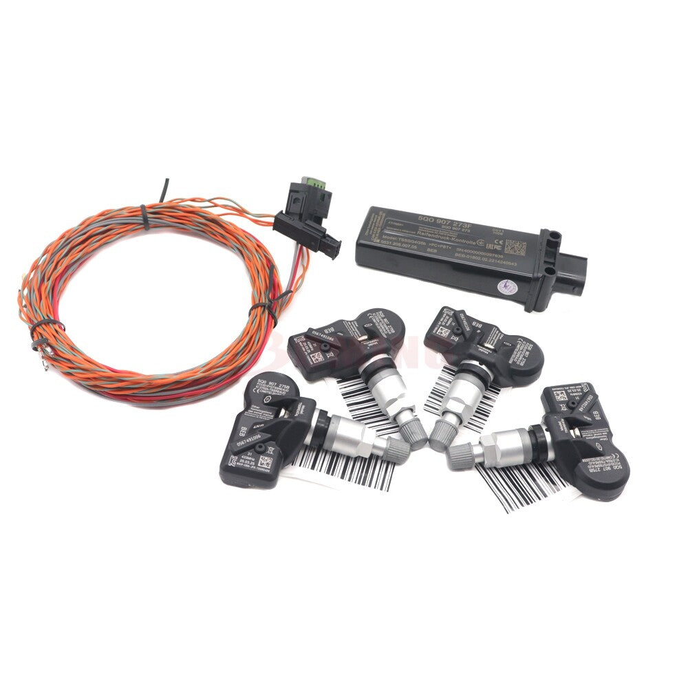 new kits 5Q0907273B and 5Q0907275B TPMS tire pressure monitoring system suitable for Audi A3, for Golf 7, and for Tiguan .
