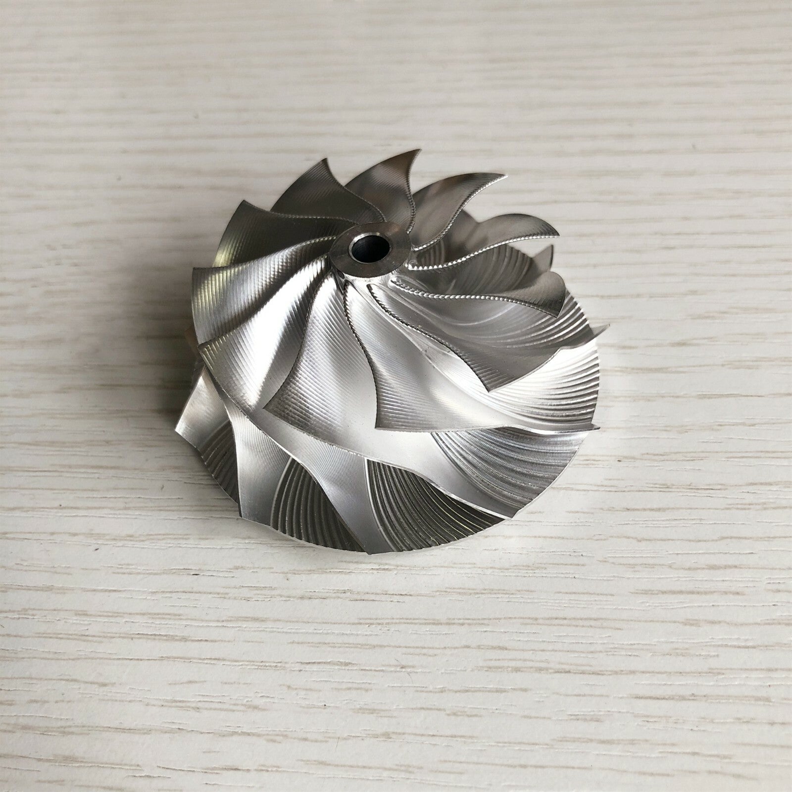 K16 54.70/67.00 mm 11+0 insert tip milling performance billet compressor wheel