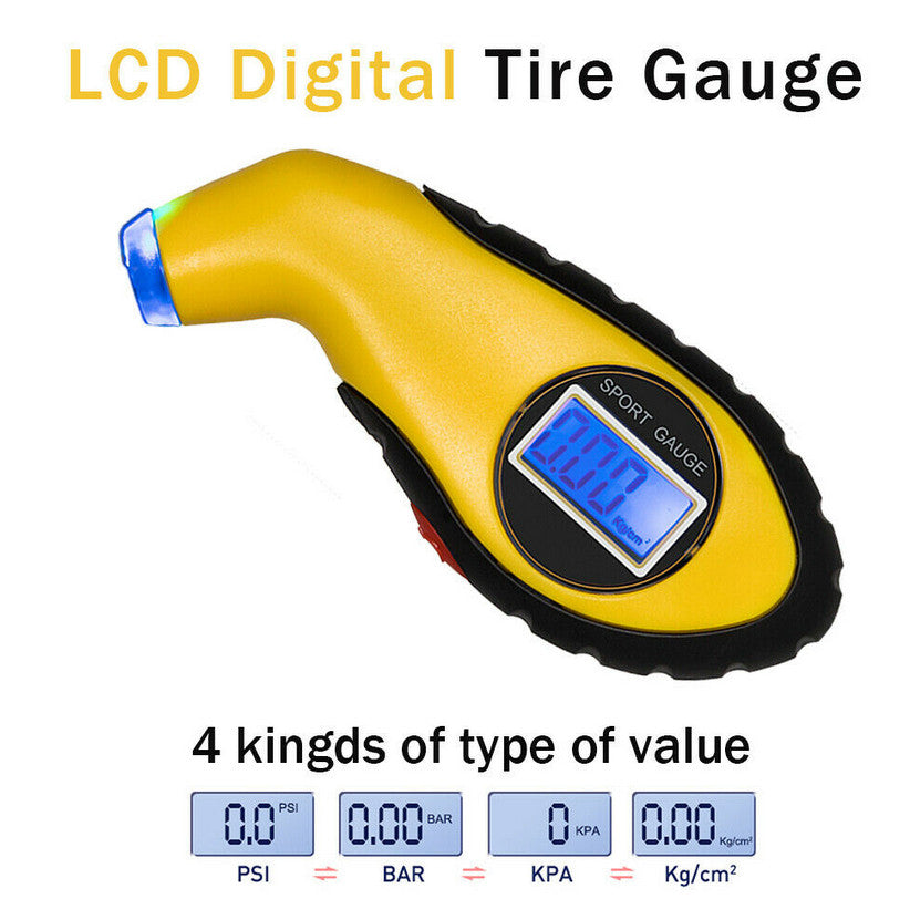 for BMW Digital Tire Pressure Gauge LCD Electronic Car Testing Tool