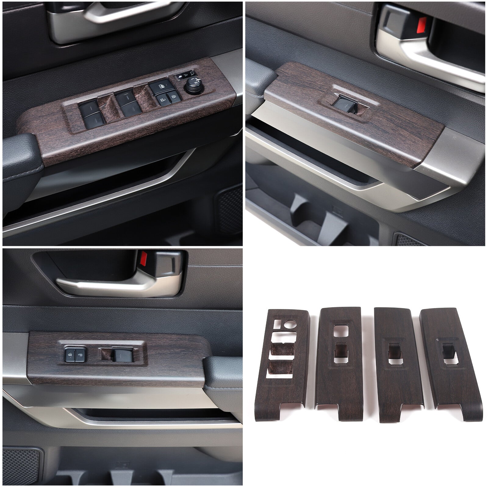 ABS carbon fiber side fender vent frame trim for Jaguar for F-Type 13-20