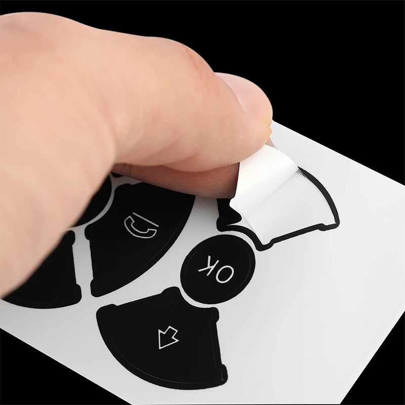 Door Steering A/C Window Radio Button Repair Stickers For 2007-14 for Mercedes-Benz