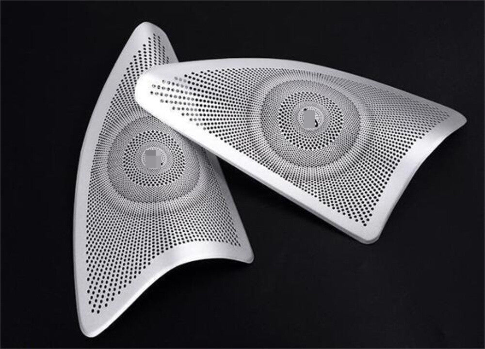 Alloy Front A-pillar Tweeter Speaker Cover for Mercedes-Benz ML GL GLE GLS Class