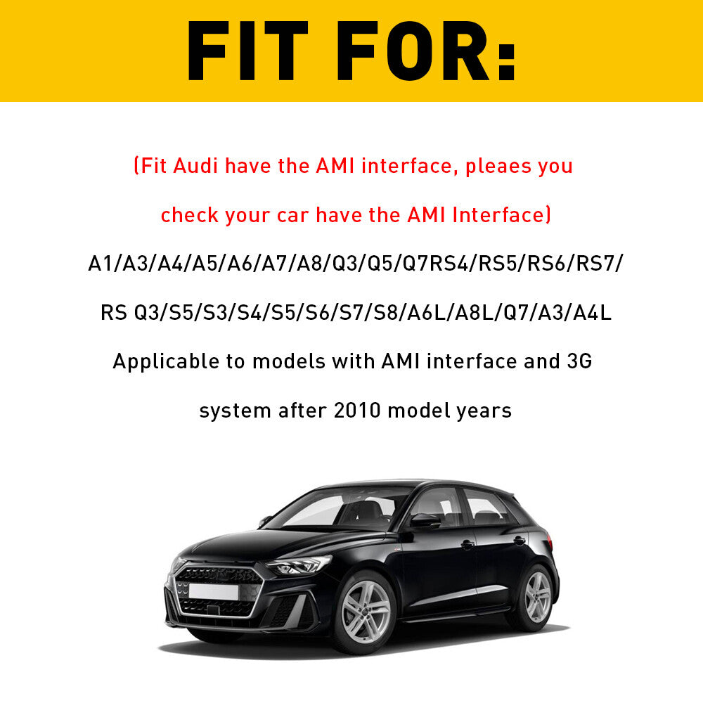 for Audi A3 for A4 A5 Q7 AMI MMI Bluetooth Music Interface AUX Audio Cable Adapter
