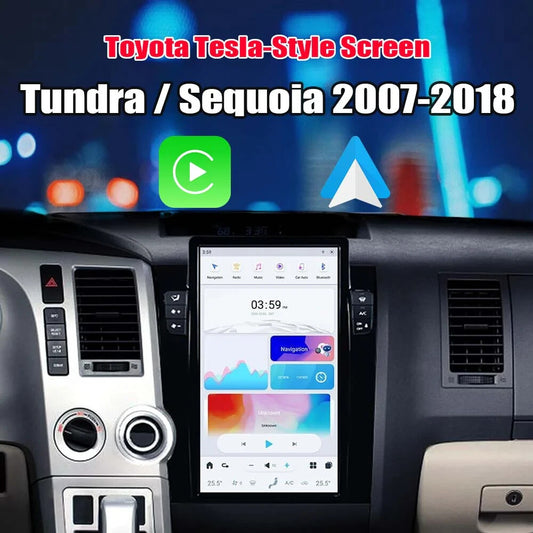 13.6 for Toyota Tundra 2007~2013 Sequoia for Tesla Car Stereo GPS BT Carplay Radio