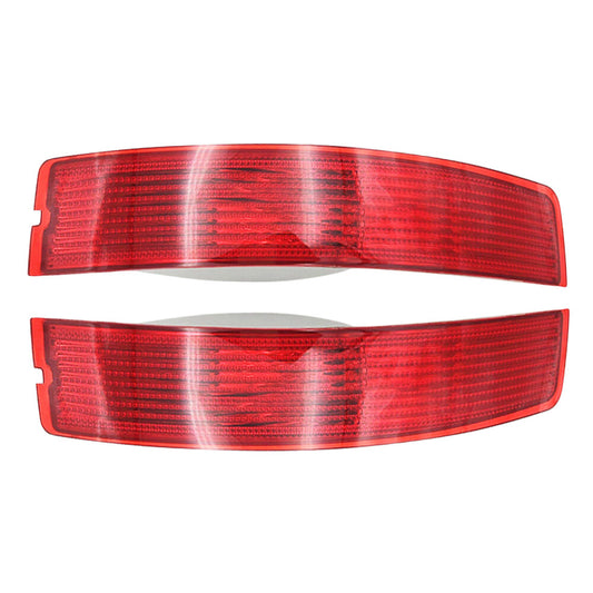 Rear Bumper Reflectors Left Right for 2007 2008 2009 2010-2014 for Volvo XC90 Red