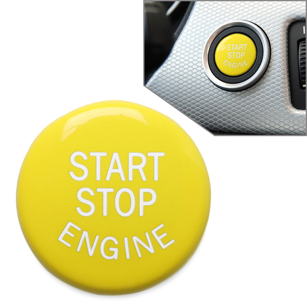 Motor Start Stopp Taste Abdeckung gelb f¨¹r for BMW E Chassis 1 3 5 Serie X1 X3 X5 Z4