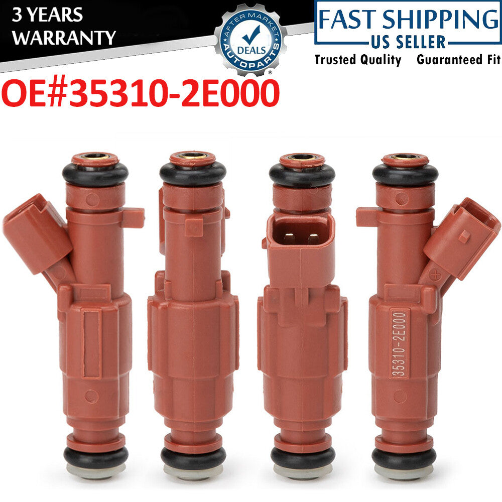 4X Fuel Injectors 35310-2E000 for Kia Forte 1.8L 2014-2015 for Hyundai for Elantra 2011
