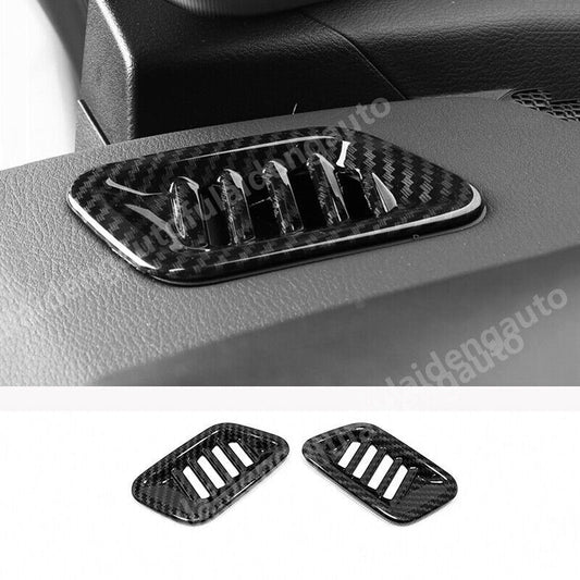 for Nissan Altima 2019-22 ABS Carbon Fiber Dashboard Air Outlet Vent Cover Trim