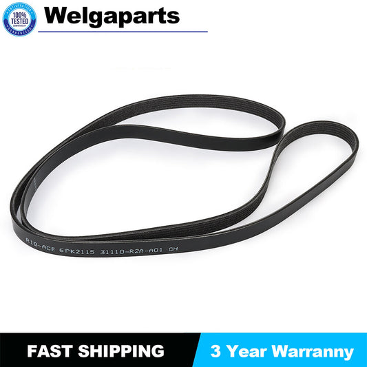 Alternator-A/C-Power Steering Drive Belt for Honda HRV 2016-2022 31110-R2A-M12