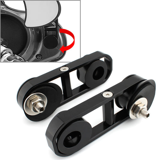 for Harley Touring Street Glide FLHX 06-13 180¡ãAdjustable Mirror Relocator Mount
