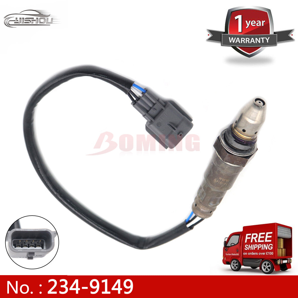 Upstream air-fuel ratio oxygen sensor 234-9149 is suitable for 2014-2018 for Nissan Rogue 2.5L models.