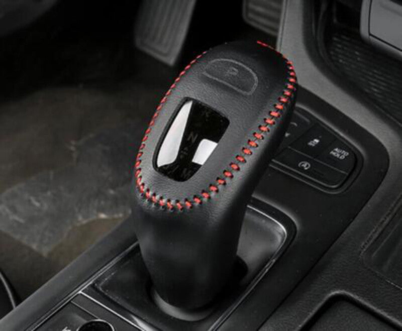 2020-2022 for Cadillac CT5 Black Leather Central Console Gear Shift Knob Cover