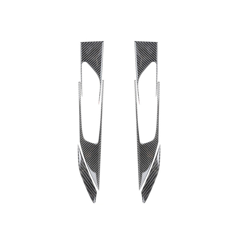 6Pcs Carbon Fiber Interior Rear Door Handle Cover Trim for Mazda CX-9 2016-2022