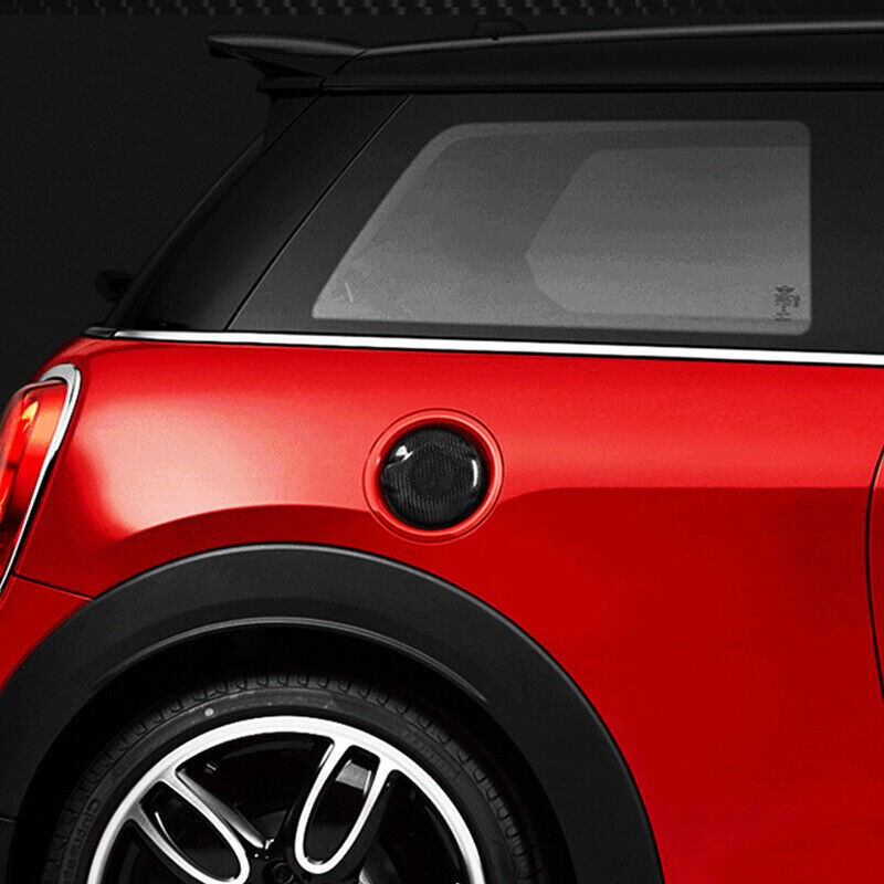 Carbon Fiber Door Gas Cap Fuel Filler Tank Cover for BMW for Mini Cooper F55 F56 F57