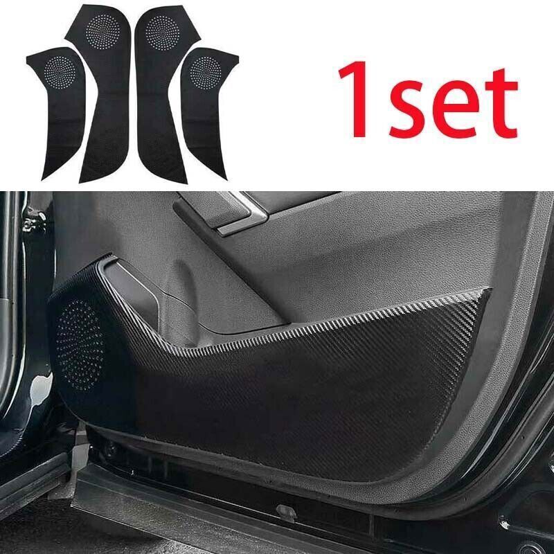 for Toyota for Corolla Cross 22-2024 Inner Door Anti-kick Panel Carbon Fiber Pattern