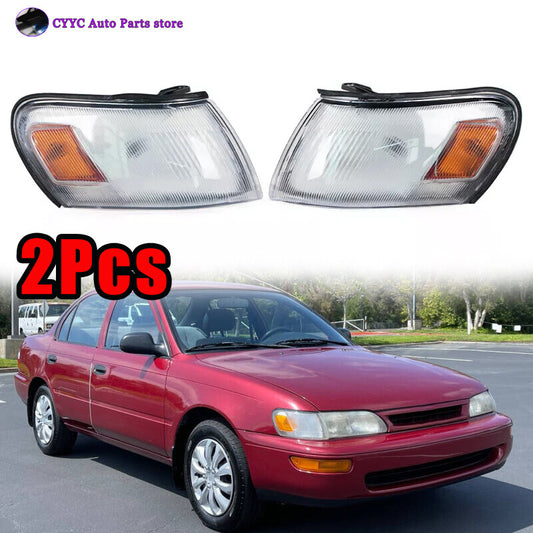 LHRH Side Marker Parking Turn Signal Corner Lights for Toyota for Corolla 1993-1997