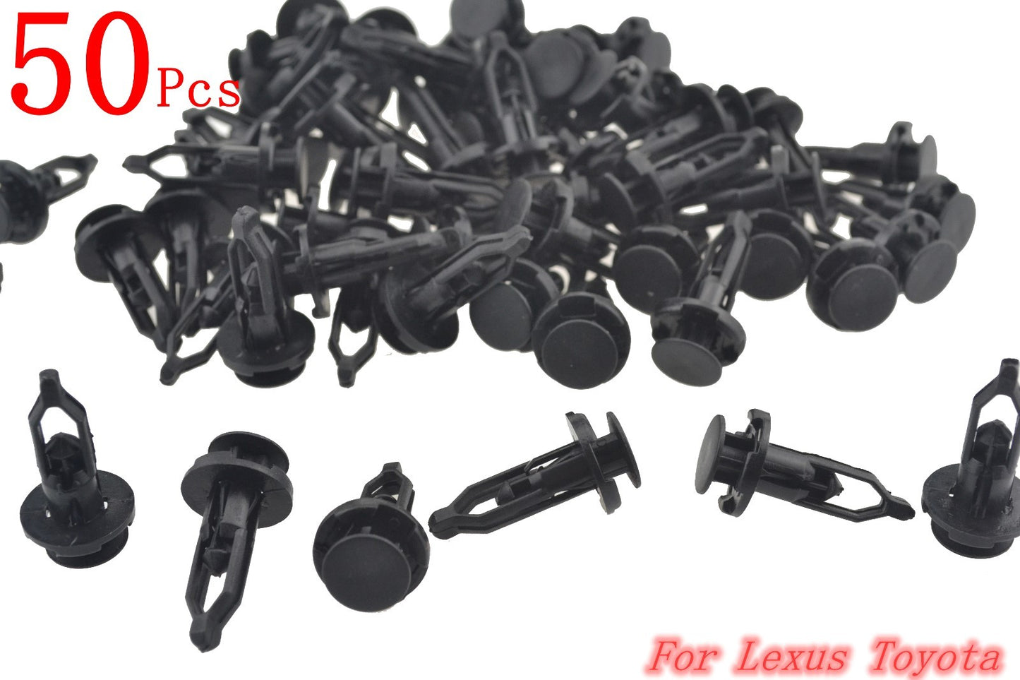 50 Pcs Bumper Cover Grille Push Type Retainer Clips for Lexus for Toyota 52161-02020
