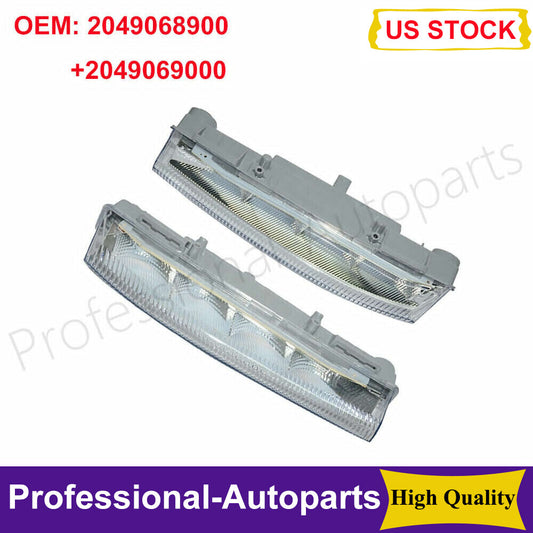 One pair of L+R daytime running lights and fog lights are suitable for Mercedes-Benz W204 S204 C350 W212