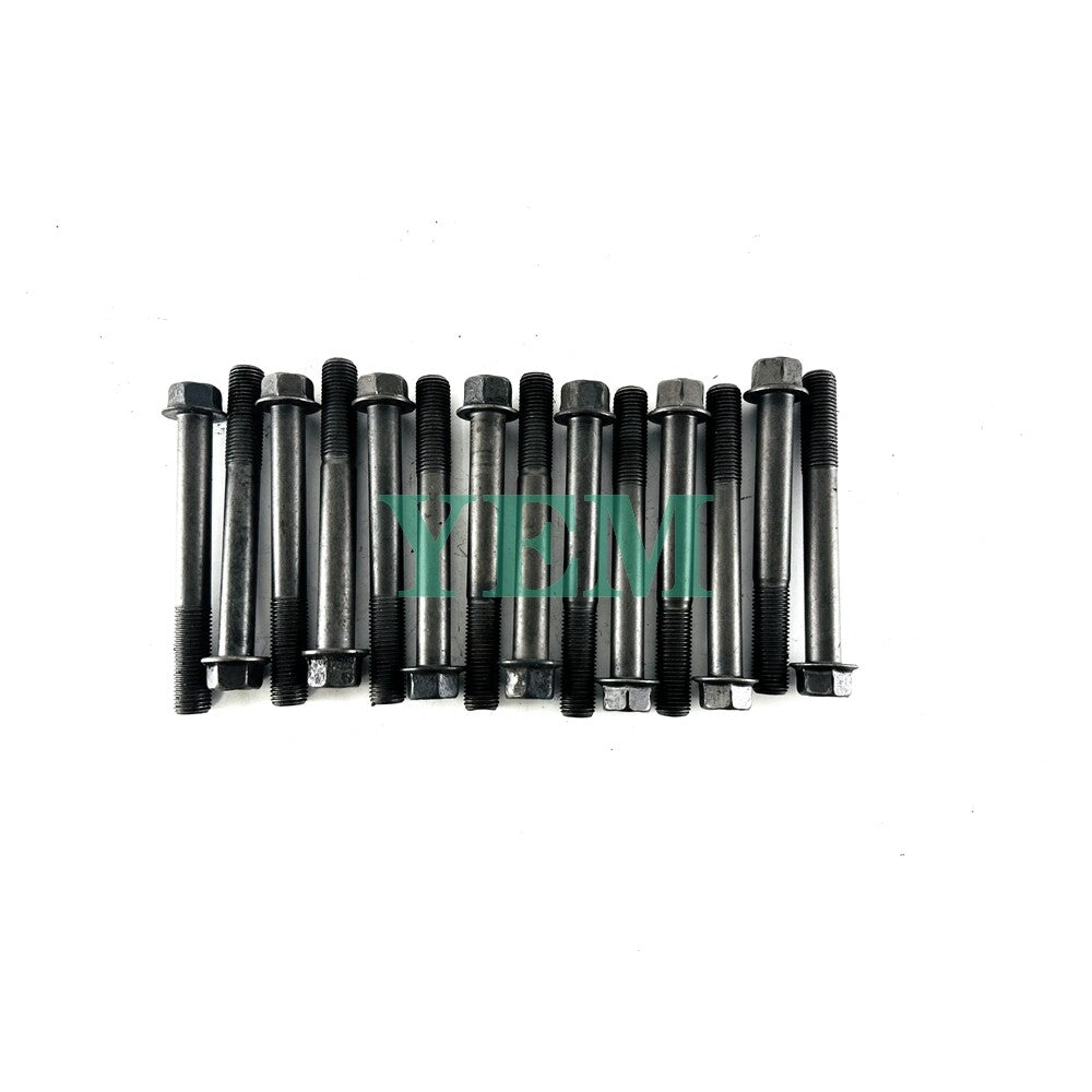 1 Set Engine Head Bolt 14pcs For Yanmar 3TN66 Engine 3TN66 Cylinder Head Bolt