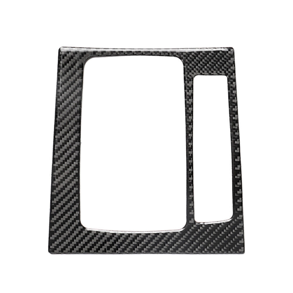 Console Gear Shift Pane Frame Cover Fit for Mazda 3 Axela 2017 2018 Carbon Fiber mo