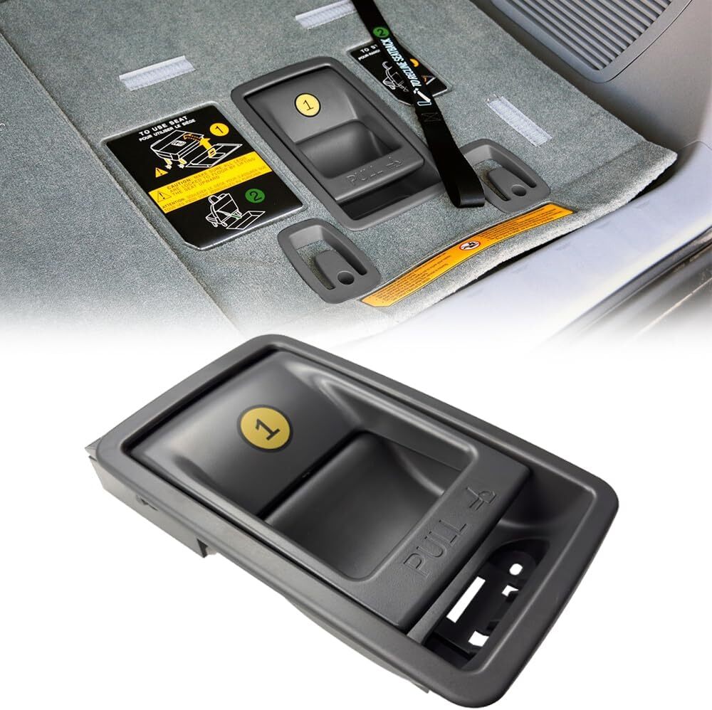 Gray Fit for Toyota for Sienna 2014-2018 Folding Rear for Seat Back Release Latch Handle