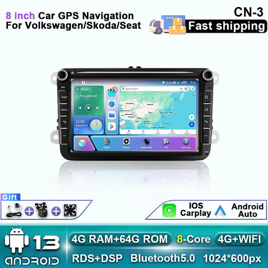 Car Radio for VW for Volkswagen Caddy EOS for Jetta for Skoda GPS Multimedia Video Player