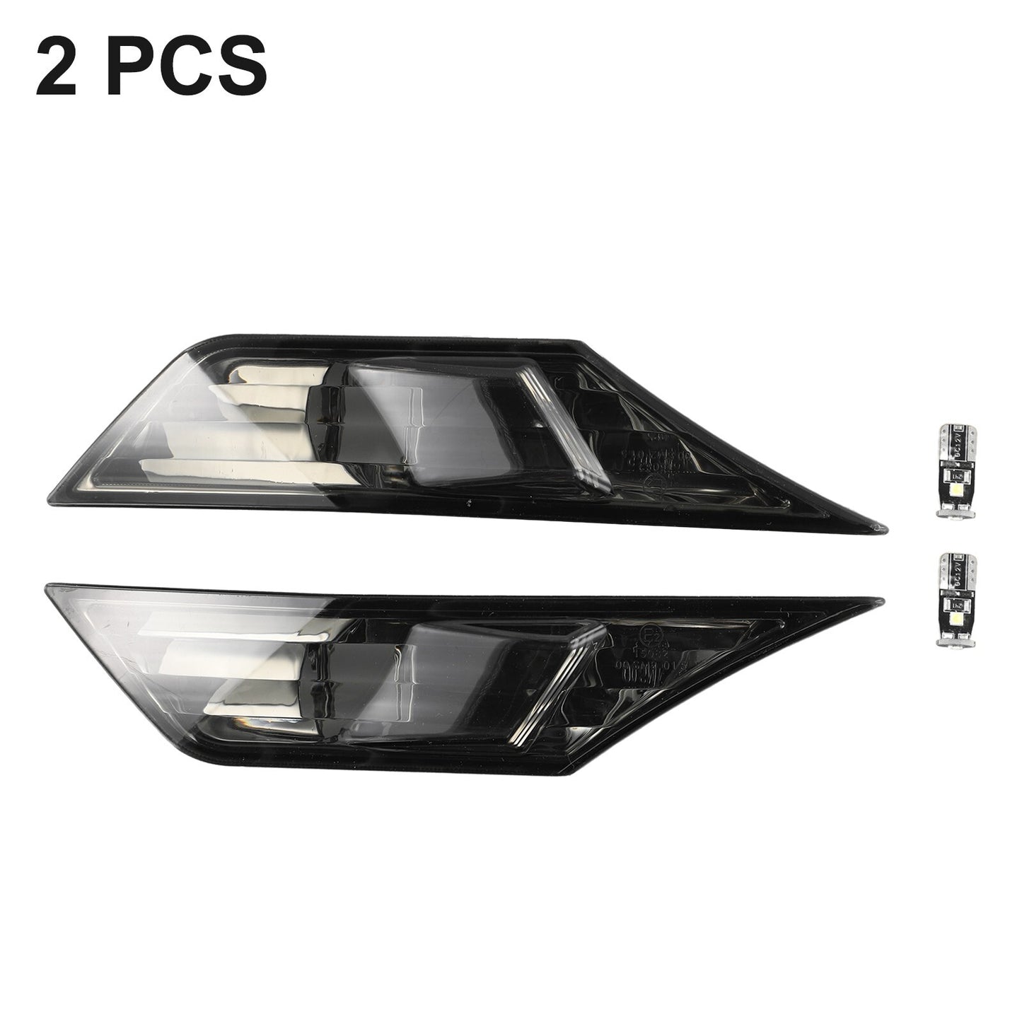 Suitable for Honda for Civic 2016-2021, turn signal width light retrofit with black LED bulbs.