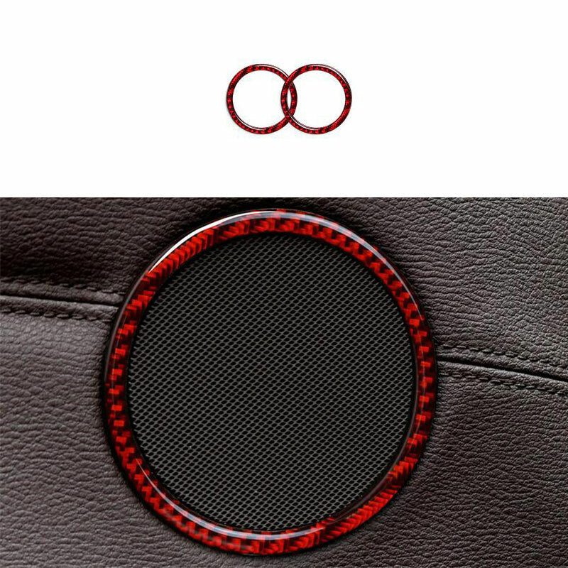 Carbon Fiber Red Interior Cover Trim for BMW 3 Series E90 E92 E93 2005-2012
