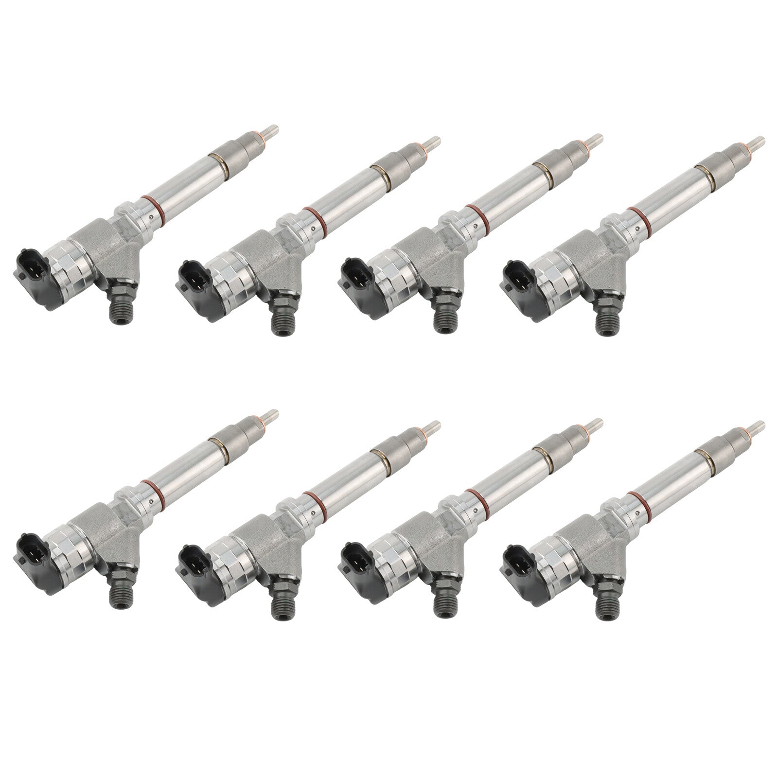 Set of 8 For 2004.5-2005 6.6L LLY GM for Chevrolet Duramax 97780144 Fuel Injectors