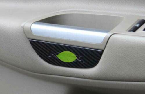 Carbon Fiber Inner Door Armrest Cover Trim ABS 4 for Ford Escape Kuga 2013-2019