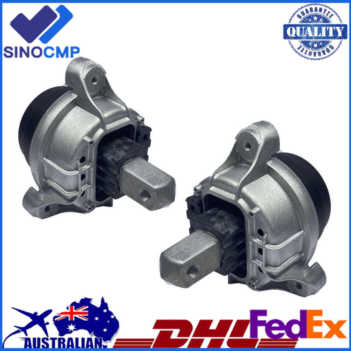 2Pcs Engine Mount Left  Right for BMW 5 SERIES F10 F11 22116780263+22116780264
