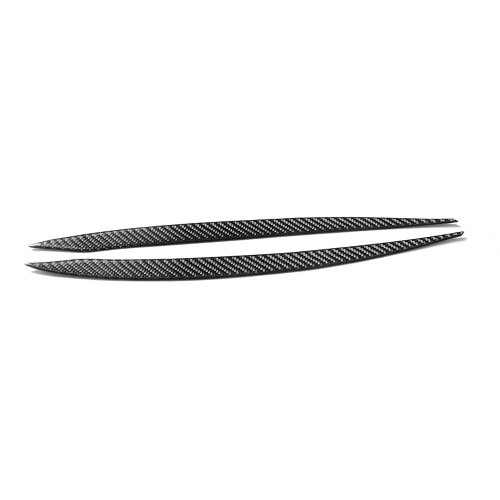 Carbon Fiber Headlight Eyebrows Decorative Trim Cover for VW for Golf MK7 2014-2019