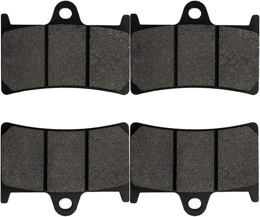 Front Rear Semi-Metallic Brake Pads for Yamaha XT1200 Super Tenere XT 4 piston