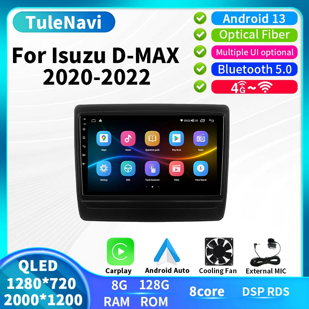 Car Radio for Isuzu D-Max DMAX Auto Multimedia Stereo Player Carplay GPS Auto 4G