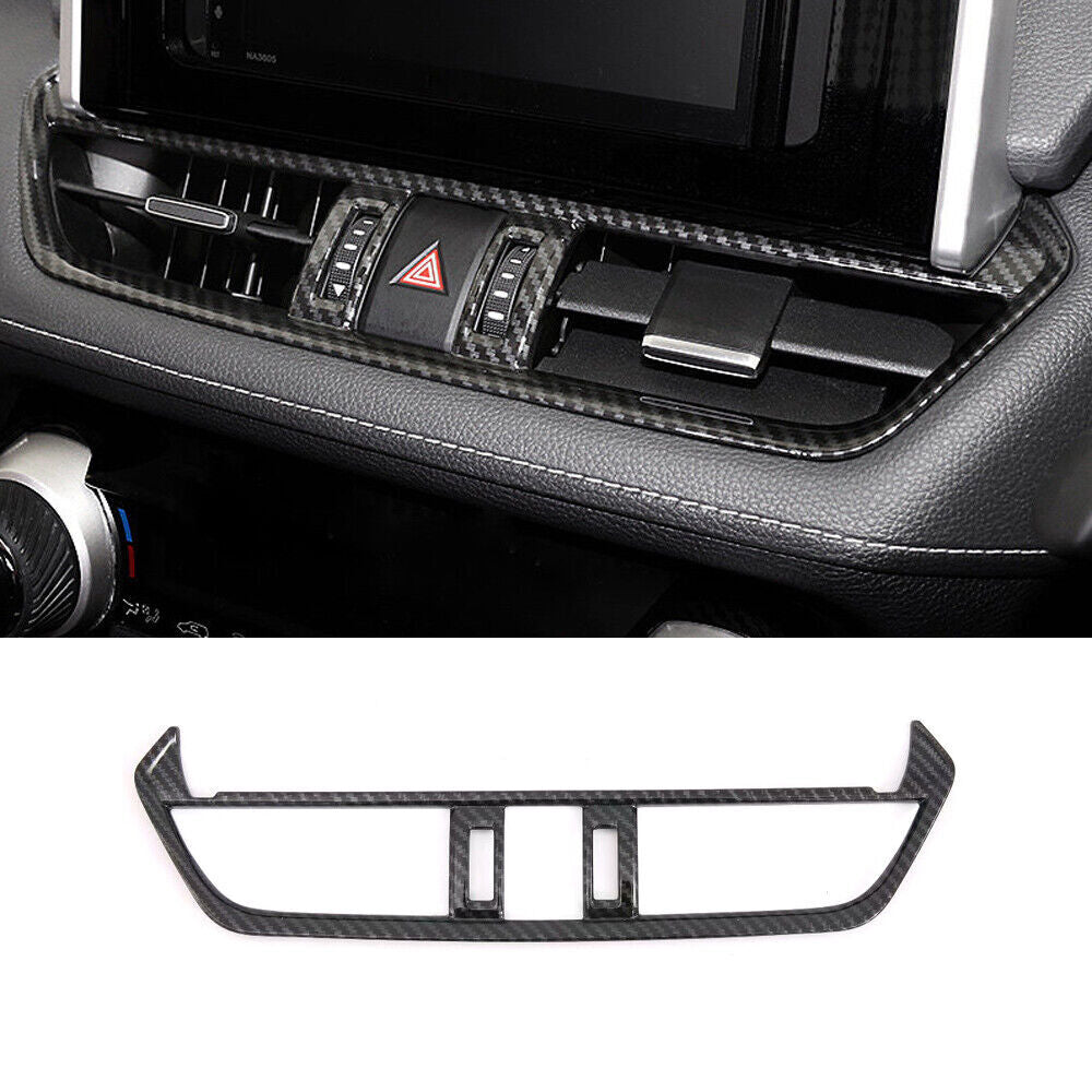 Interior Dashboard Middle Air Vent Cover trim Surround for Toyota RAV4 2019-2022