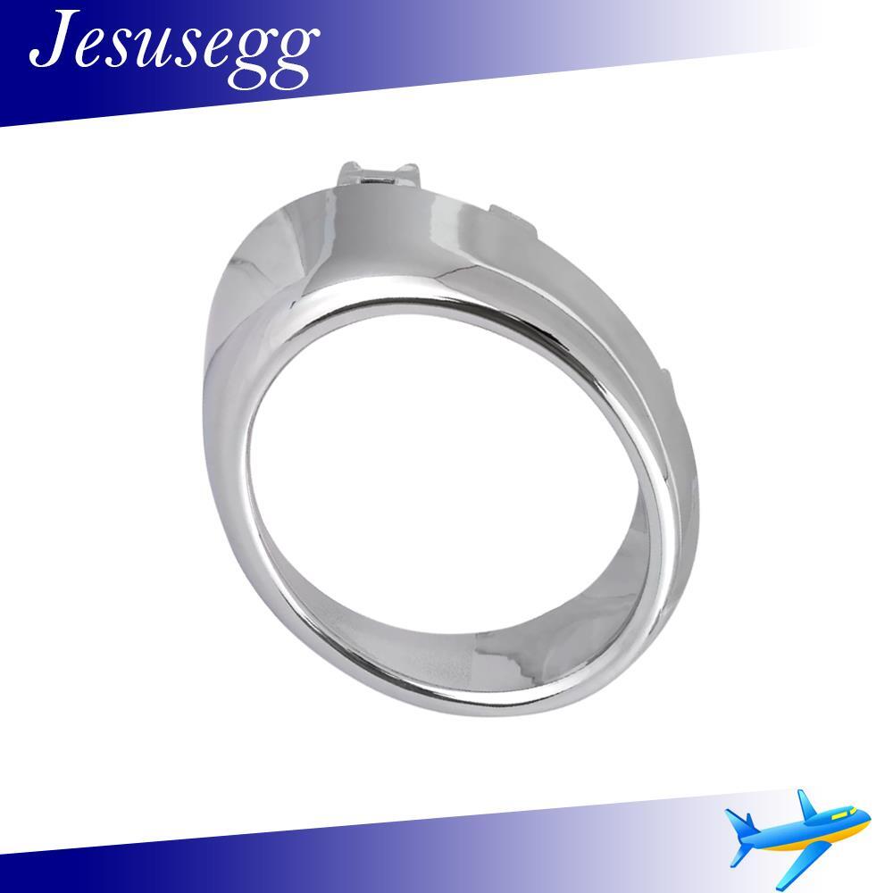 Left Side Chrome Trim Bezel Ring Fog Lamp For 2010-2014 G25 G37 M37 M56 Q70