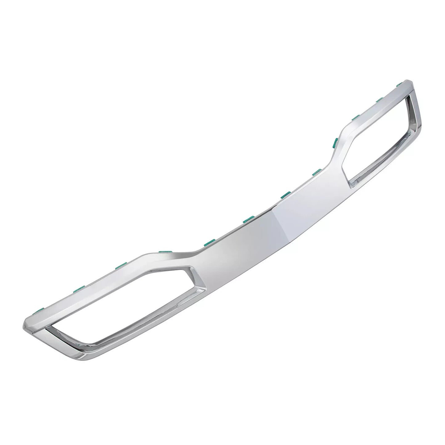 Front Bumper Fascia Skid Plate Chrome Fit For 2019-2021 for Chevrolet Silverado 1500