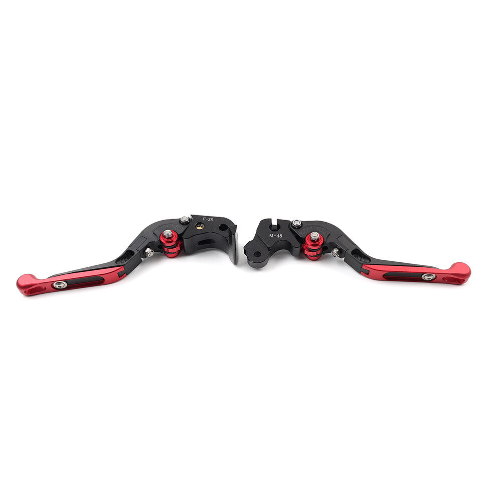 Foldable Extendable Clutch Brake Levers Black+Red for MV Agusta F3 675 2012-2014